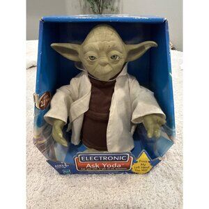 New Hasbro Star Wars Electronic Ask Yoda 2002 Tested works!